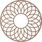 Ekena Millwork Cannes Wood Fretwork Pierced Ceiling Medallion, Wood (Paint Grade), 28"OD x 9 5/8"ID x 3/8"T CMWP28X28X0375CNMF - alternate 4